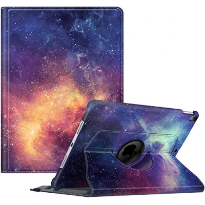 Abbildung von Fintie Hülle für iPad Air 10.5&quot; 2019 (3. Generation) / Pro 2017, 360 Grad verstellbare Schutzhülle mit eingebautem Pencil Halter, Auto Schlaf/Wach Funktion, Die Galaxie