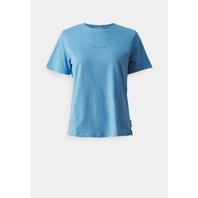 Abbildung von Marc O&#039;Polo Denim Roundneck Tshirt basic, Damen, Größe: Small, Light blue