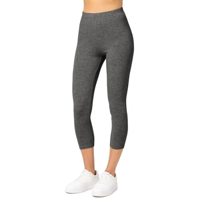 Abbildung von Merry Style Damen 3/4 Leggings Capri Sportleggings MS10 199 (Dunkelmelange, M)