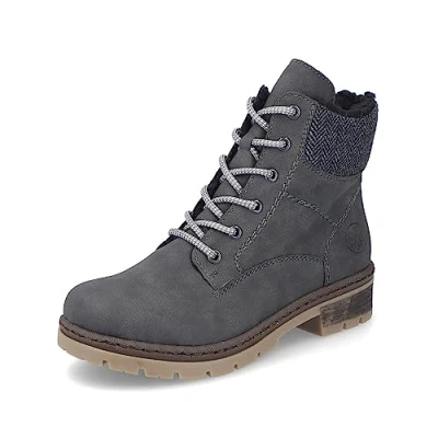 Abbildung von Rieker Snowboot/Winterstiefel, Damen, Größe: 42, Grau Schuhe