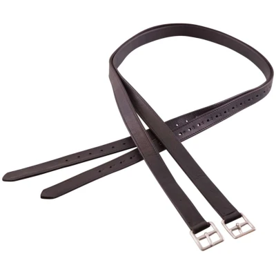 Abbildung von BR Steigbügelriemen Nylon Edelstahl Schwarz/Silber 160cm