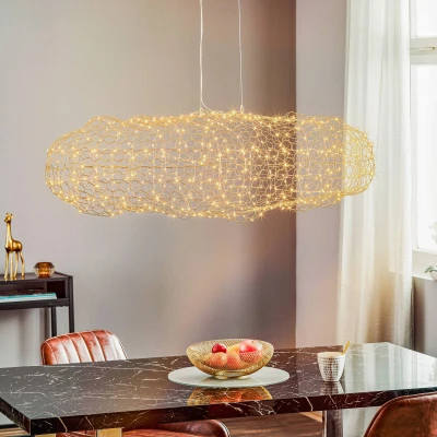 Abbildung von By Rydéns Hayden LED Hängeleuchte, gold, 115 cm