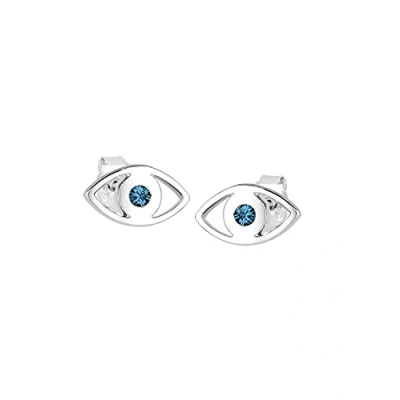 Abbildung von Elli Basic EVIL EYE Ohrringe, Damen, Größe: One Size, Türkis