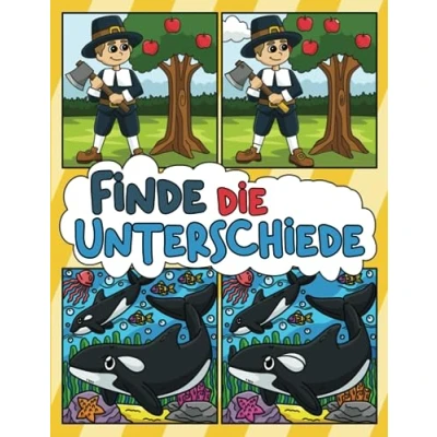 Abbildung von Finde die Unterschiede: fehler suchen buch kinder ab 6 und älter 70 Bilderrätsel +550 Unterschiede den ... Fehlersuche für mit lösungen