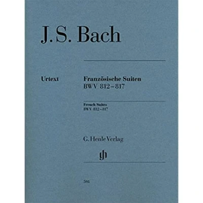Abbildung von Französische Suiten BWV 812 817, revidierte Ausgabe: Besetzung: Klavier zu zwei Händen (G. Henle Urtext Ausgabe)