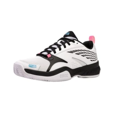 Abbildung von K SWISS Speedex Padelschuhe, Herren, Größe: 43, White/black/aquarius Textil/synthetik