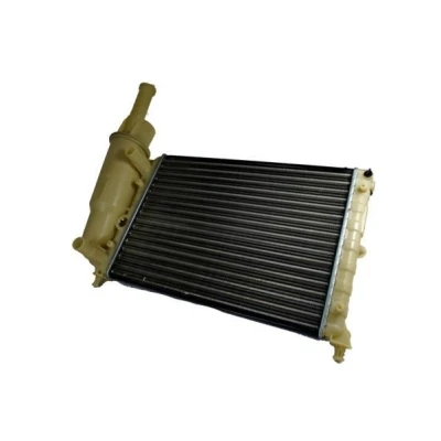 Abbildung von THERMOTEC D7F003TT Kühler, Motorkühlung Aluminium, Kunststoff für Fahrzeuge ohne Klimaanlage 318 435 23 Schaltgetriebe Kühlrippen mechanisch gefügt