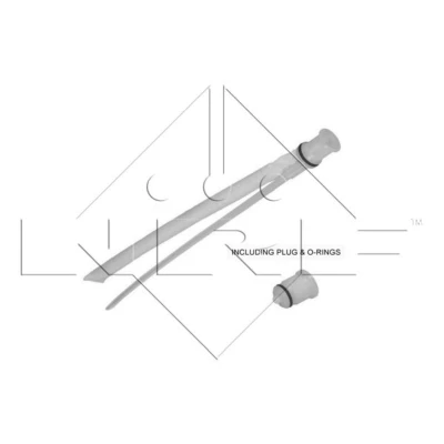 Abbildung von NRF 33350 Trockner R 1234yf, 134a Kunststoff mit Befestigungsmaterial, Dichtring EASY FIT VOLKSWAGEN: Transporter 5 Bus, Multivan (7HM