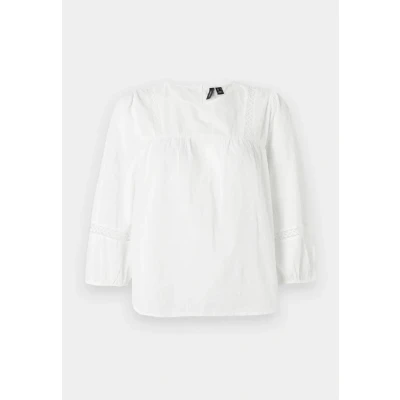 Abbildung von Vero Moda Vmtrine Bluse, Damen, Größe: Large, Snow white