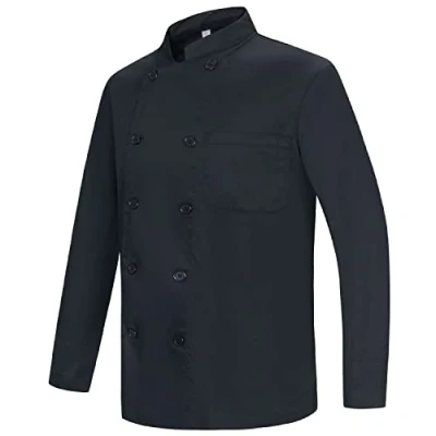 Abbildung von MISEMIYA Herren Men&#039;s Chef Jacket Kochjacke 842 842B, Schwarz, 5XL