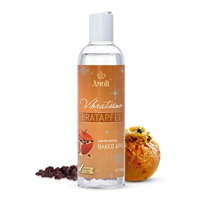 Abbildung von Vibratissimo Play Gel Bratapfel 250 ml I Gleitmittel mit Duft Wasserbasierte Gleitgele Lubricant für Silikon Toys &amp; Latexkondome geeignet water based lubrication