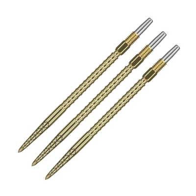 Abbildung von Target Darts Swiss Point DS Dart Points (3 Pack Set of Tips) 26mm, Gold Change Point, Profi Zubehör, SP Tip Removal