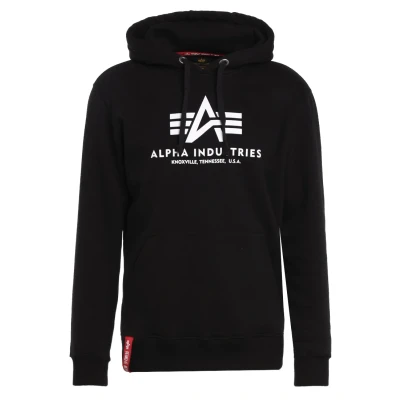 Abbildung von Alpha Industries FOIL Kapuzenpullover black, Herren, Größe: Medium, Black
