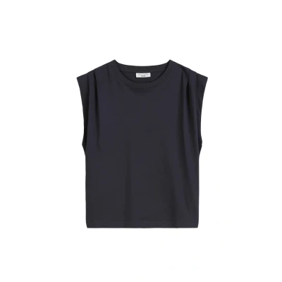 Abbildung von Marc O&#039;Polo Denim SLL Pleats Top, Damen, Größe: XS, Blue depths