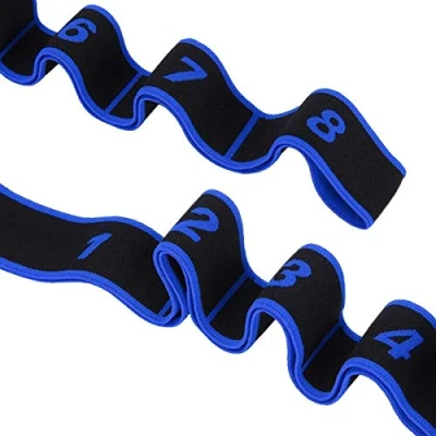Abbildung von Tone Me Up Band,Tone Band,Tanzhaltung Bänder,Yoga Widerstand Band,Elastischer Stretchgürtel Latin Dance Training Gummiband Übungsschlaufen Gymnastikbänder Trainingswiderstandsbänder 8 Schlaufen