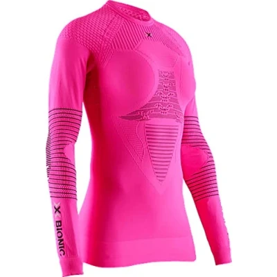 Abbildung von X Bionic Damen Energizer 4.0 Shirt Round Neck Long Sleeves, neon Flamingo/Anthra, L