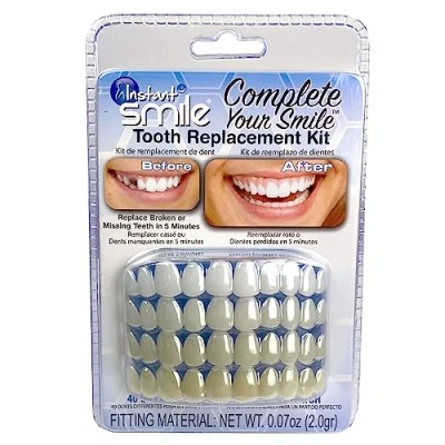 Abbildung von Instant Smile Vervollständigen Sie Ihr Smile, provisorisches Zahnersatz Kit