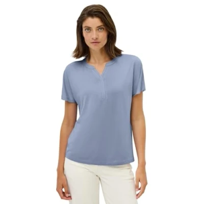 Abbildung von CECIL Damen 3227614 Lässiges Shirt im Tunika Look, Mountain Blue, Small