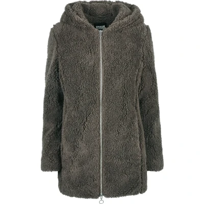 Abbildung von Urban Classics Ladies Sherpa Jacket Wintermantel, Damen, Größe: Large, Brown
