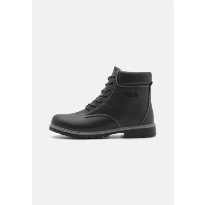 Abbildung von Fila Maverick MID Unisex Schnürstiefelette, Größe: 44, Black Hochwertiges lederimitat