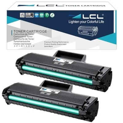 Abbildung von LCL Kompatibel Tonerkartusche MLT D1042S (2 Schwarz) Ersatz für Samsung ML 1660 1660N 1661 1665 1665K 1666 1670 1675 1860 ML1865W ML1865 1865W SCX 3200 3200W 3201