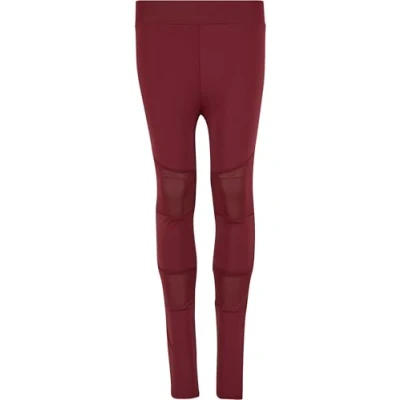 Abbildung von Urban Classics TECH Leggings Hosen für Kinder, Größe: 158/164, Red
