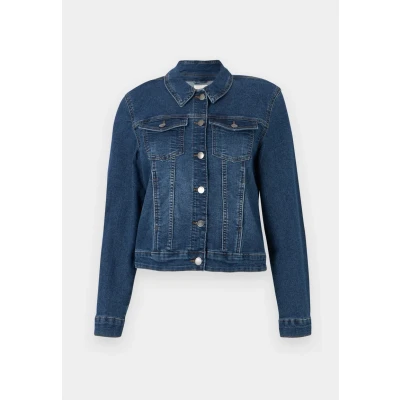 Abbildung von JDY Jdymoon Jeansjacke, Damen, Größe: Small, Dark blue denim