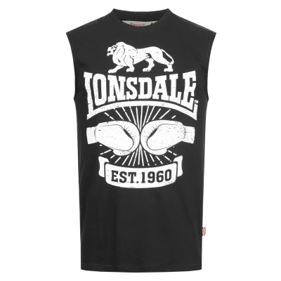 Abbildung von Lonsdale Herren Cleator T Shirt, Schwarz, XXL EU