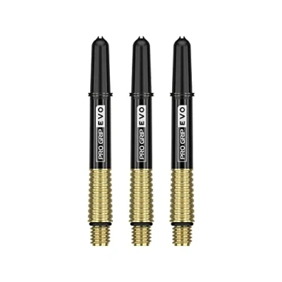 Abbildung von Target Darts Gold Pro Grip Evo Aluminium Dartschäfte Zwischenbericht