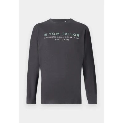 Abbildung von TOM Tailor Langarmshirt, Herren, Größe: XL, Tarmac grey