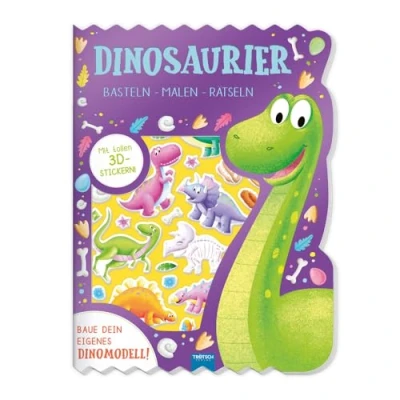 Abbildung von Trötsch Beschäftigungsbuch Malbuch Bastelbuch Dinosaurier: Ausmalbuch (Dinosaurierwelt: Alles rund um die Dinos)