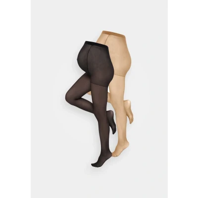 Abbildung von Mamalicious 2PACK Strumpfhose, Damen, Größe: 38/40, Black
