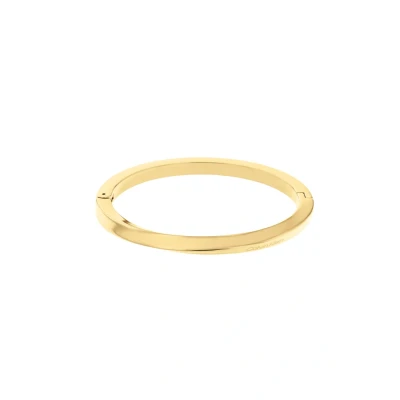 Abbildung von Calvin Klein Polished GP Hinged Bangle Bracelet Armband, Damen, Größe: One Size, Gold