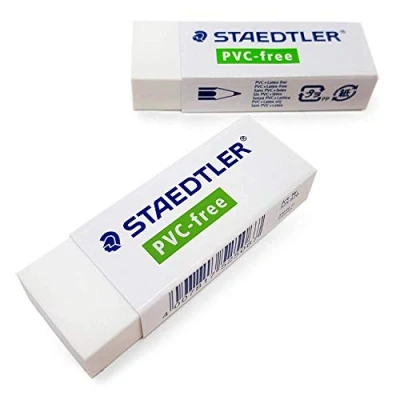 Abbildung von 2 x Staedtler 525 B20 Radiergummi PVC / Latexfrei Premium Qualität