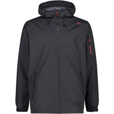 Abbildung von CMP Herrenjacke mit fester Kapuze, Anthrazit, 52