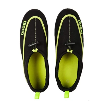 Abbildung von arena Herren Neopren Wassersportschuh Badeschuh Bow (Rutschfest, Guter Halt, Verstellbar, In und am Wasser), Black (50), 42