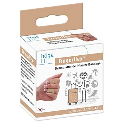 Abbildung von Fingerflex 2,5 cmx4,5 m hautfarben