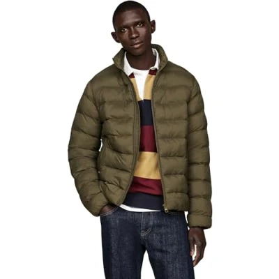 Abbildung von Tommy Hilfiger MID Weight Stand Collar Jacket Übergangsjacke, Herren, Größe: 3XL, Green