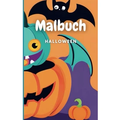 Abbildung von Malbuch Halloween ab 3 Jahren: Mit liebevoll gestalteten, einfachen Motiven können die Kleinen ihre eigenen Bilder farbenfroh gestalten (Ausmalbuch für Kinder, Band 2)