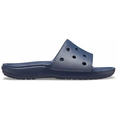 Abbildung von Crocs Classic Slide Unisex Sandalen für Erwachsene Bequeme Schuhe den Strand Navy Größe 37 38