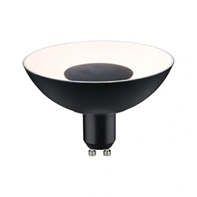Abbildung von Paulmann 28795 LED Lampe Reflektor 3 Stufen dimmbar 4,9 Watt Energiesparlampe Schwarz, Weiß Beleuchtung Lampen 3000 K GU10