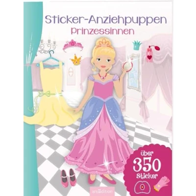 Abbildung von Sticker Anziehpuppen Prinzessinnen: Über 350 Coole Styles für Modefans ab 5 Jahren