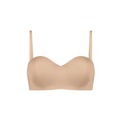 Abbildung von Hunkemöller trägerloser/variabler BH, Damen, Größe: 70AA, Beige