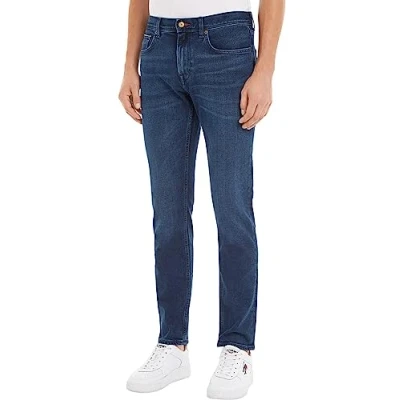 Abbildung von Tommy Hilfiger Herren Jeans Hose Core Straight Denton mit Stretch, Blau (Bridger Indigo), 31W/32L