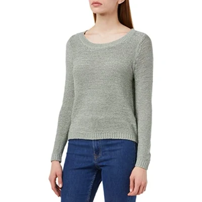 Abbildung von ONLY Damen Onlgeena Xo L/S Jumper Knt Noos Strickpullover, Lily Pad, XXS EU