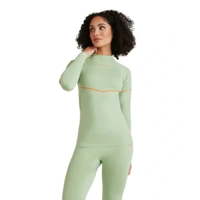 Abbildung von FALKE Damen Baselayer Shirt Maximum Warm Trend Funktionsmaterial Schnelltrocknend Thermo 1 Stück, Grün (Quiet Green 7378), XS