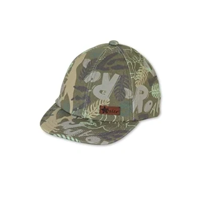 Abbildung von Sterntaler Baby Jungen Cap Baseball Dinosaurier Cap, Kinder Basecap aus Baumwolle dunkelgrün, 45
