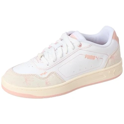 Abbildung von PUMA Damen Court Classy Crafted Flowers Sneaker, White Rose Quartz, 37 EU