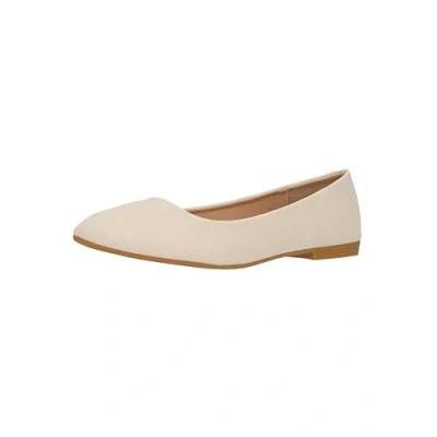 Abbildung von Elara Damen Ballerina Bequeme Slip Ons Flach Chunkyrayan Neu B3039H BL Beige 42