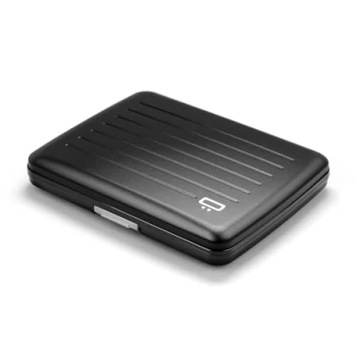 Abbildung von OGON Aluminium Geldbörse Smart Case V2 Large Fach für Münzen und Banknoten RFID Schutz Kartenhalter Kapazität 10 Karten
